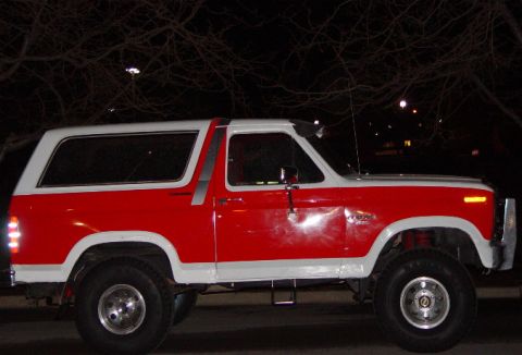 1985 Ford Bronco - Side view of Bronco