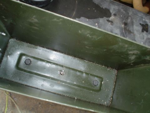 1981 Ford Bronco - Ammo can bolted in