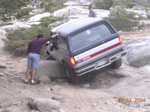 1994 Ford Bronco - andy on the gatekeeper
