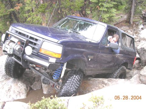 1994 Ford Bronco - Half way up