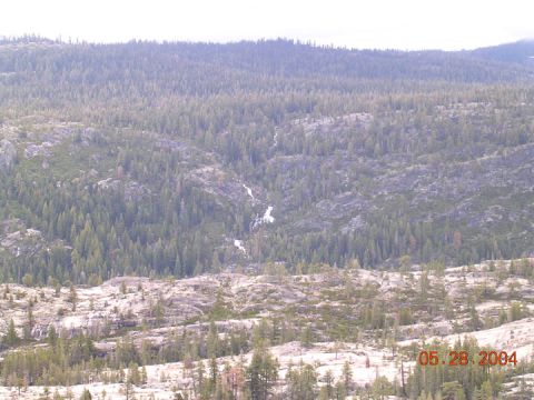 1994 Ford Bronco - The view from the V. early spring brings lots of runoff, and a waterfall far away