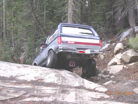 1994 Ford Bronco - Andy showing off his Pink