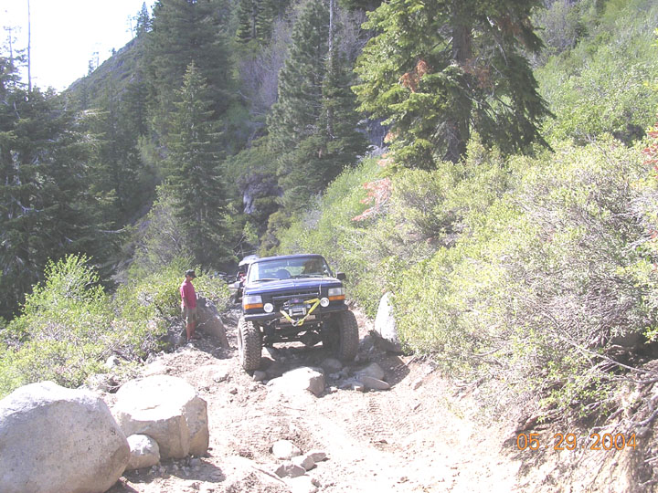 through the toughest section, now the long climb