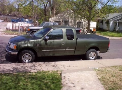 2002 Ford F-150 - new soft tonneau cover from ebay ($108!)