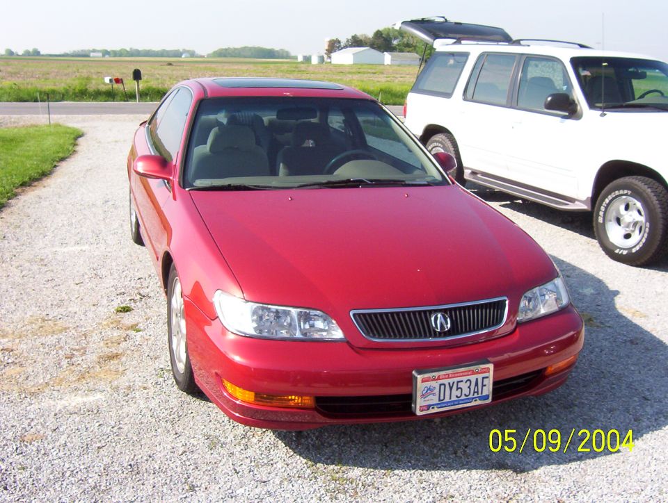 front of my cousin's car