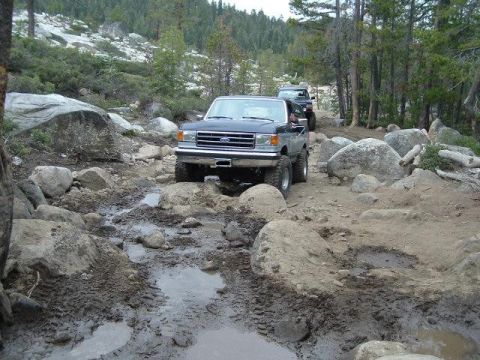 1989 Ford Bronco - me approaching gate keeper