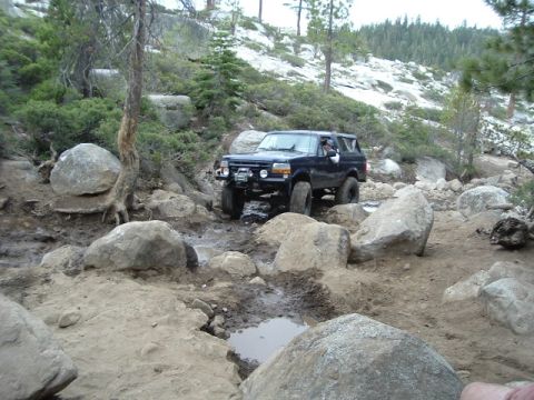 1989 Ford Bronco - damon approaching gatekeeper