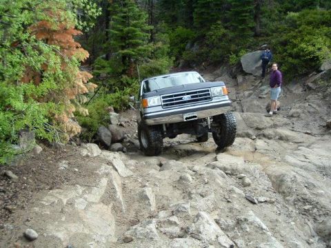 1989 Ford Bronco - another of me on walker hill