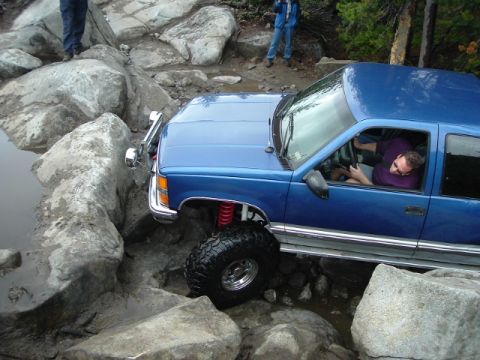 1989 Ford Bronco - bill trying soup bowl