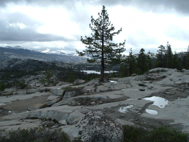 view of buck island lake from just before the old sluice.