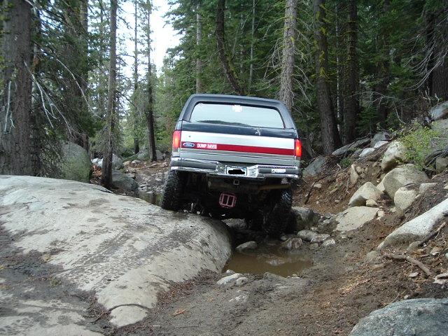going down into the old sluice.