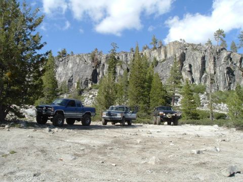 1989 Ford Bronco - group shot at the top