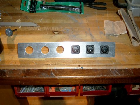 1995 Ford Bronco - Will look nice, but still needs work. Switches aren't perfectly in-line.