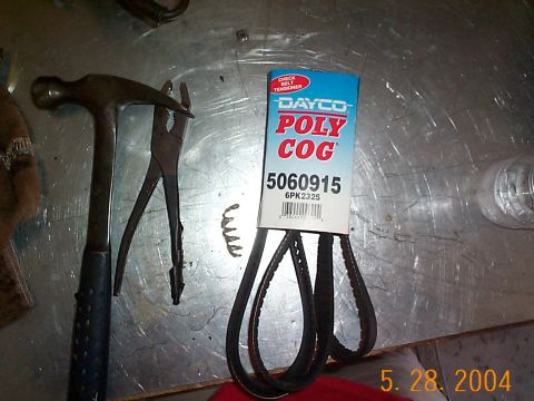 1992 Ford Bronco - This is the model serp belt I used, works perfectly. with a 302 and the sag swap.