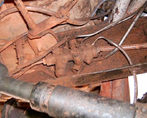 1978 Ford Bronco - Old Combonation valve. Nasty.