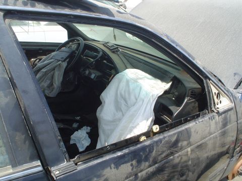 1993 Ford Taurus - window removed--Outside view
