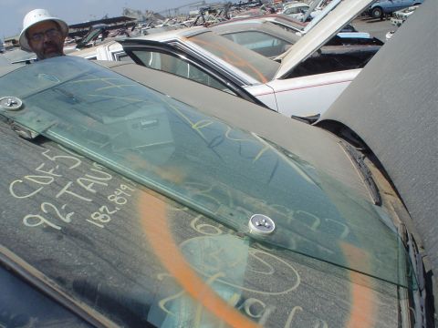 1993 Ford Taurus - window removed---the actual window.