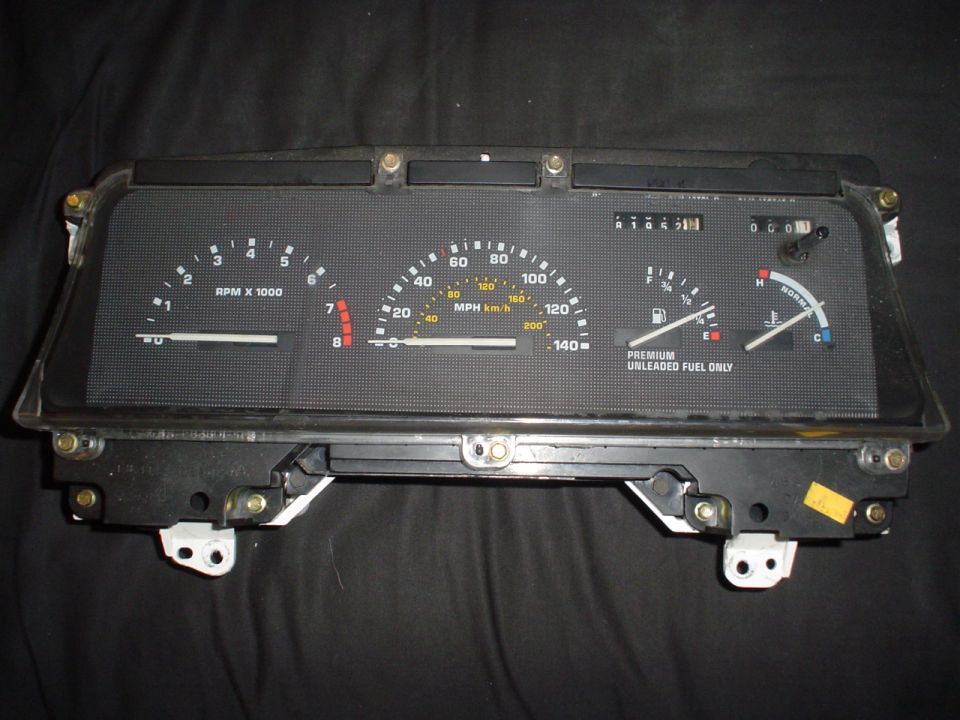 Gauge Cluster out of an 89 MTX SHO