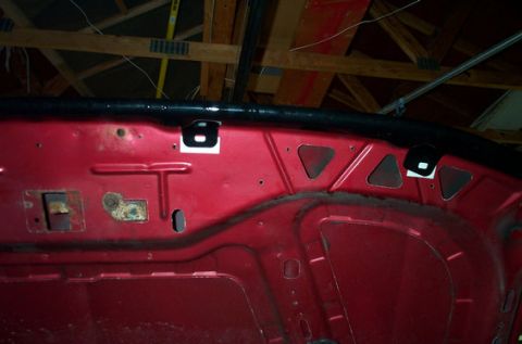 1995 Ford Bronco - Installed with double sided 3M tape instead of drilling holes. It holds well but the tape need to be replaced once in a while
