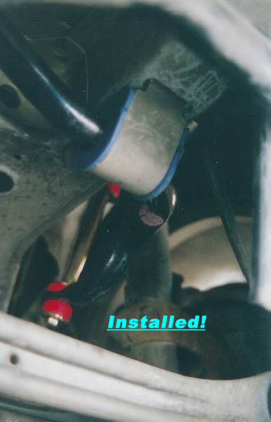 2000 Ford Taurus - Rear swaybar installed