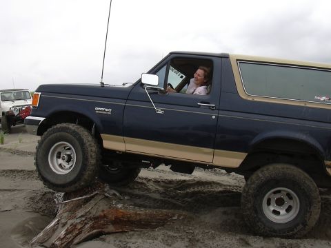 1991 Ford Bronco - The only problem with this is I have a heck of a time gettin her away from the steering wheel!