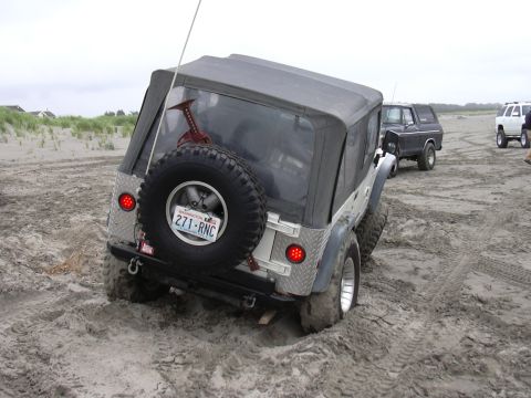 1991 Ford Bronco - A shot from the back