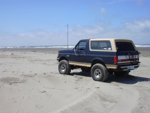 1991 Ford Bronco - The, "I don't want to go home" poser shot