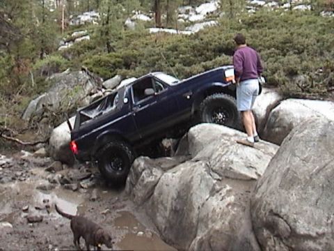 1997 Chevrolet C/K Pickup - Damon trying to get some traction............nope......................denied