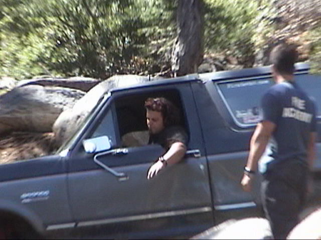 Dan had done this trail a few times solo, so he just pionts and goes.