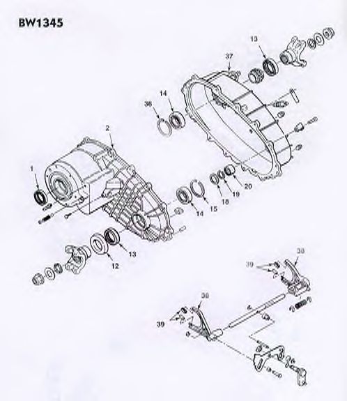 borg warner 1345