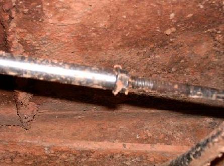 1978 Ford Bronco - The old adjuster nut reused as a jamb nut.