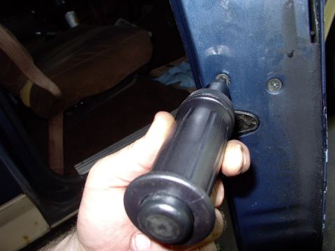 1986 Ford Bronco - Next out is the latch mechanism. These screws are almost always seized, so.... impact driver to the rescue. You can bet they went back in w…