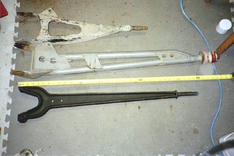 1994 Ford Bronco - Comparison of three automotive suspension components, possibly for different vehicles or applications.