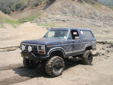 1985 Ford Bronco - look at my wheels!