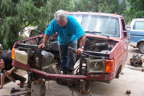 1990 Ford Bronco - Dave moons the donor truck :)