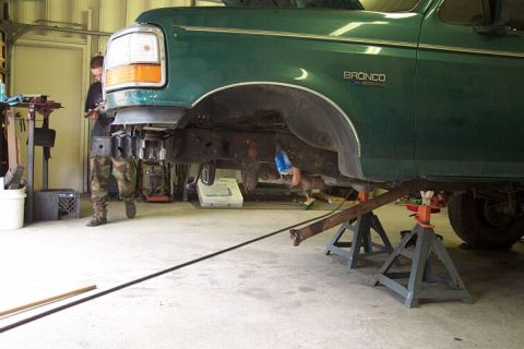 1990 Ford Bronco - I dunno if I ever get tired of seeing TTB ripped out