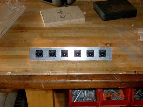 1995 Ford Bronco - Found the other 3 switches, and cleaned up the aluminum