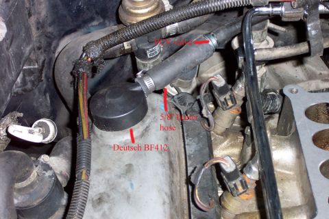 1992 Ford Bronco - This should stop a lot of the oil going through the PCV valve. The BF412 filter comes from Autozone, and the PCV valve is the standard one…