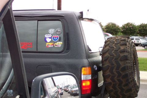 1992 Ford Bronco - This Land Cruiser was covered in Rhinoliner or some similar product. It actually looked pretty good.