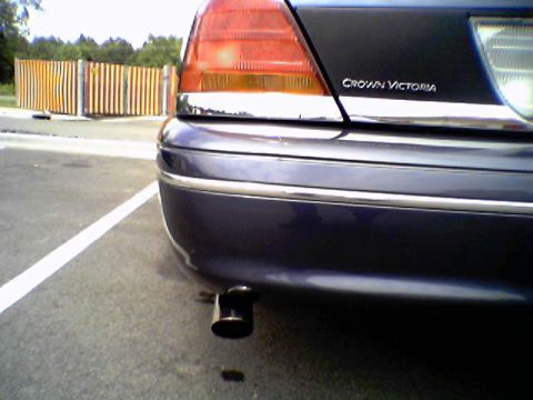 1998 Ford Crown Victoria - Stainless Steel Exhaust tips, 3 inch opening. Gives it that nice low rumble, plus it has a nice look.