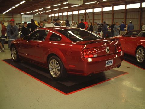 1967 Ford Galaxie - 2005 Mustang PRODUCTION rear (notice the difference in bumper between the production and concept)