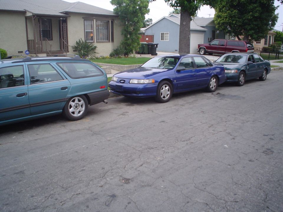 Quite a collection of SHOs the owner of the wheels has