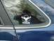 1993 Ford Taurus - Sticker on the rear window of a car.
