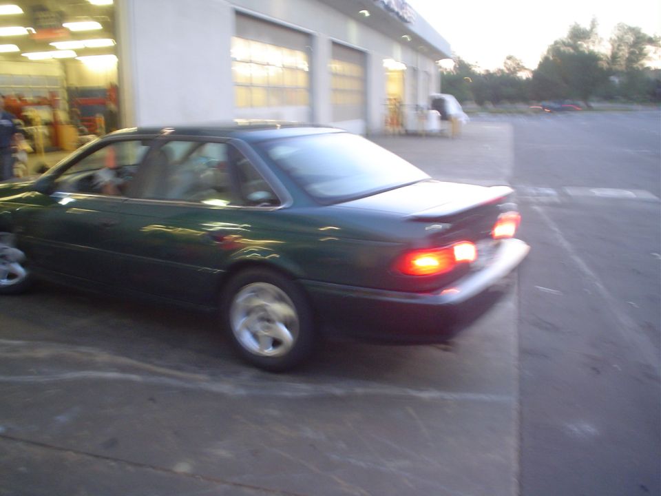 And the tires are on.. Lets go get it aligned..down at THAT window.