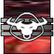 1993 Ford Taurus - Logo a bull's head with a ring in its nose, set against a red and grey background.
