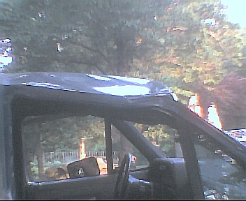1988 Ford Bronco - another roof picture. we got some nice air after goin into the ditch...