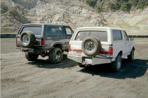 1990 Ford Bronco - Me and my buddie Chris