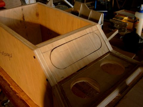 1995 Ford Bronco - The part cut out will be black vynal, with the old school bronco logo on it.