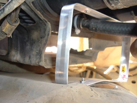 1989 Ford Bronco - redesign: the filter kept separating from the PVC pipe, so i made a bracket to support it. this is nearly identical to the way K&N does the…