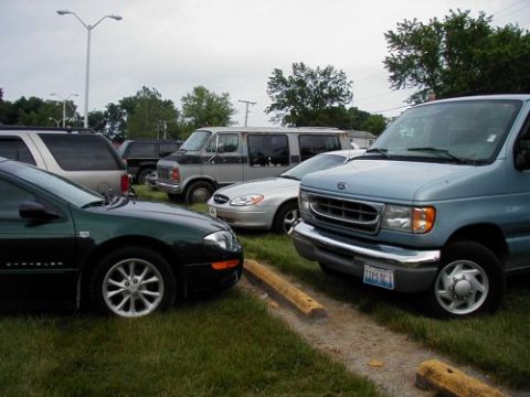 1997 Ford Taurus - Silver taurus and 300m